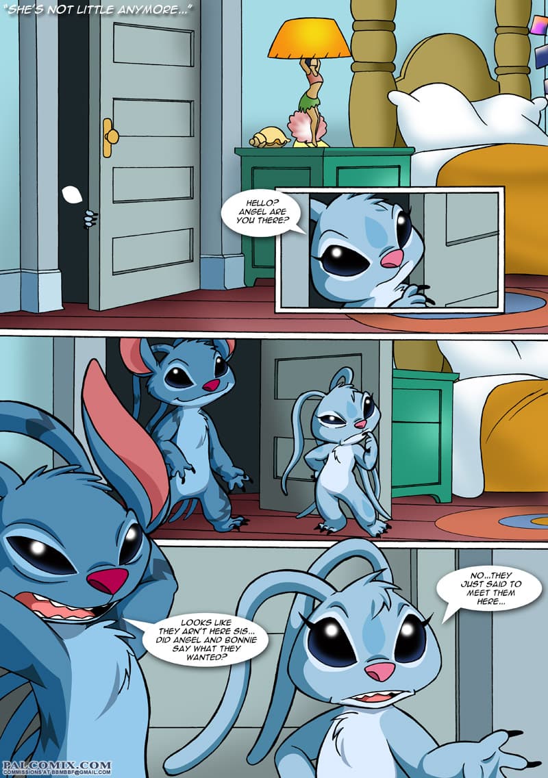 She is not little anymore - adult comic cover