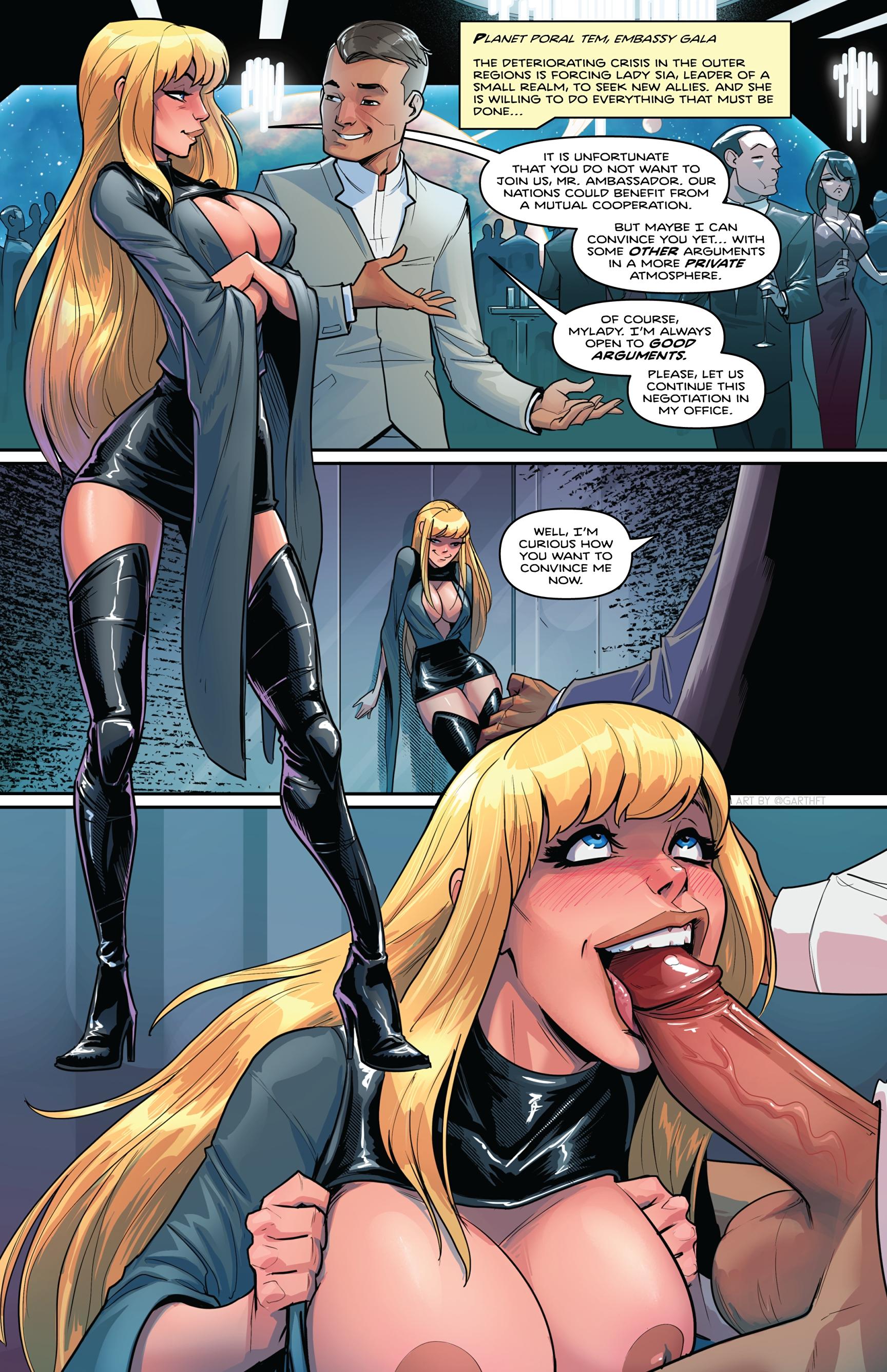 Sia's Ways Of Diplomacy - adult comic cover