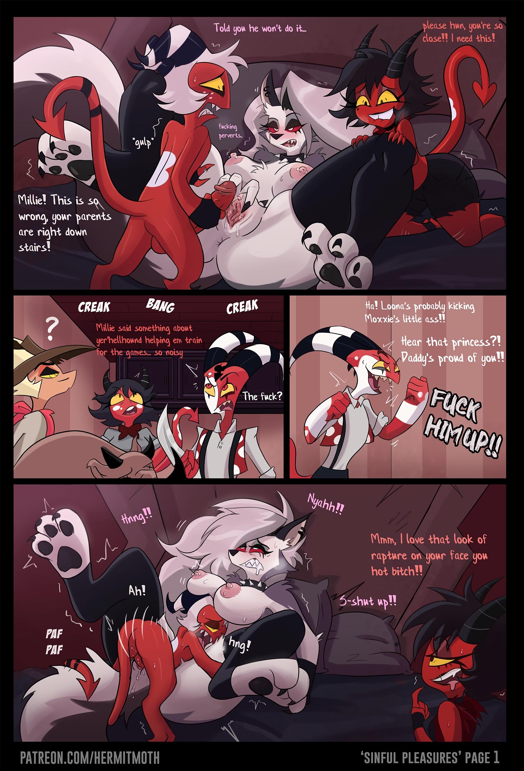 Sinful Pleasures - adult comic cover