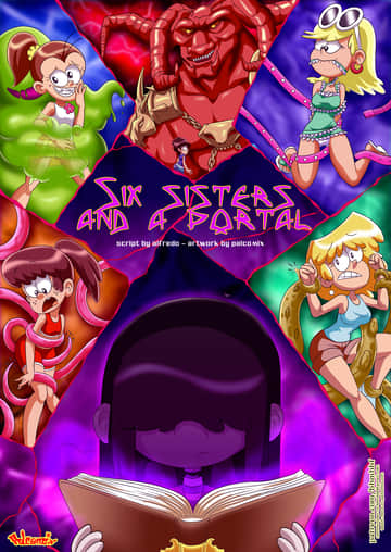 Six Sisters and a Portal - Read free adult comic online