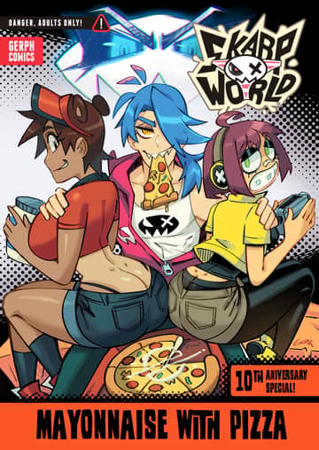 Skarp World: Mayonnaise with Pizza - Read free adult comic online