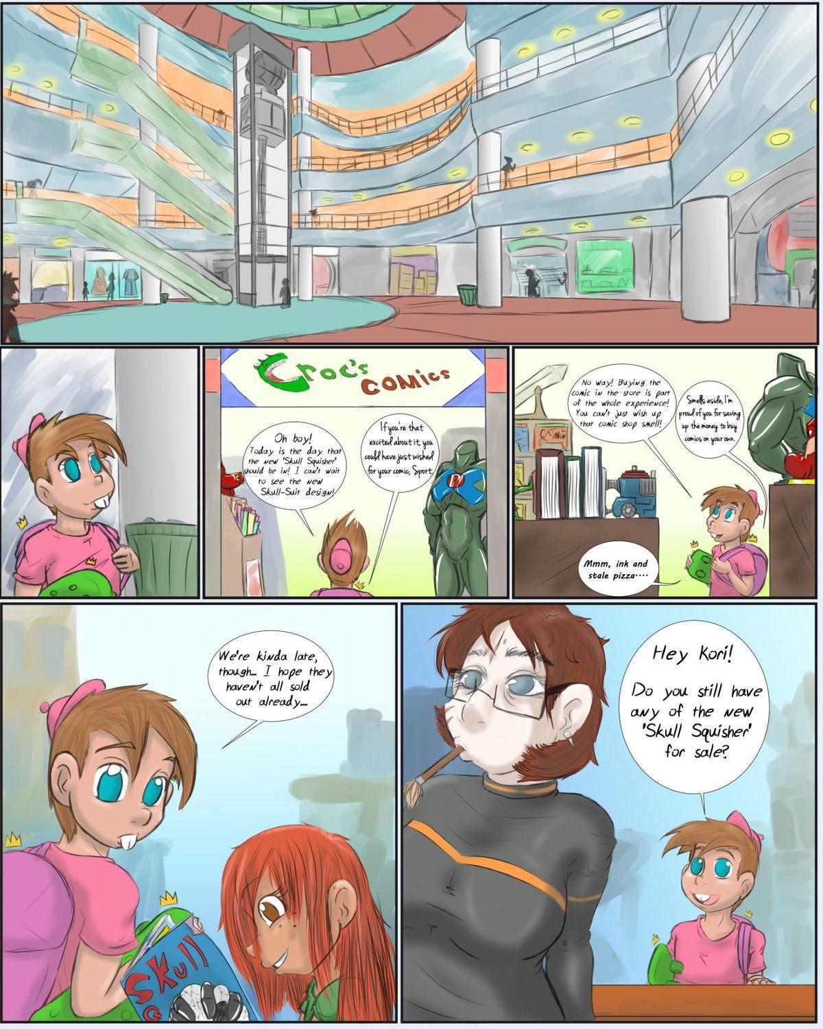 Sleepover Surprise - adult comic cover