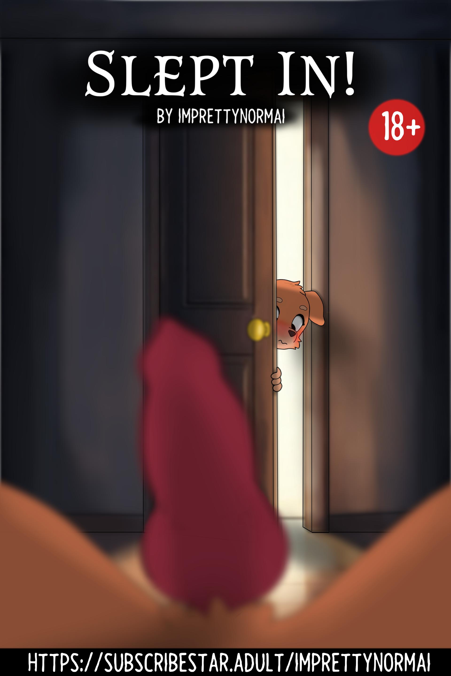 Slept In! - adult comic cover