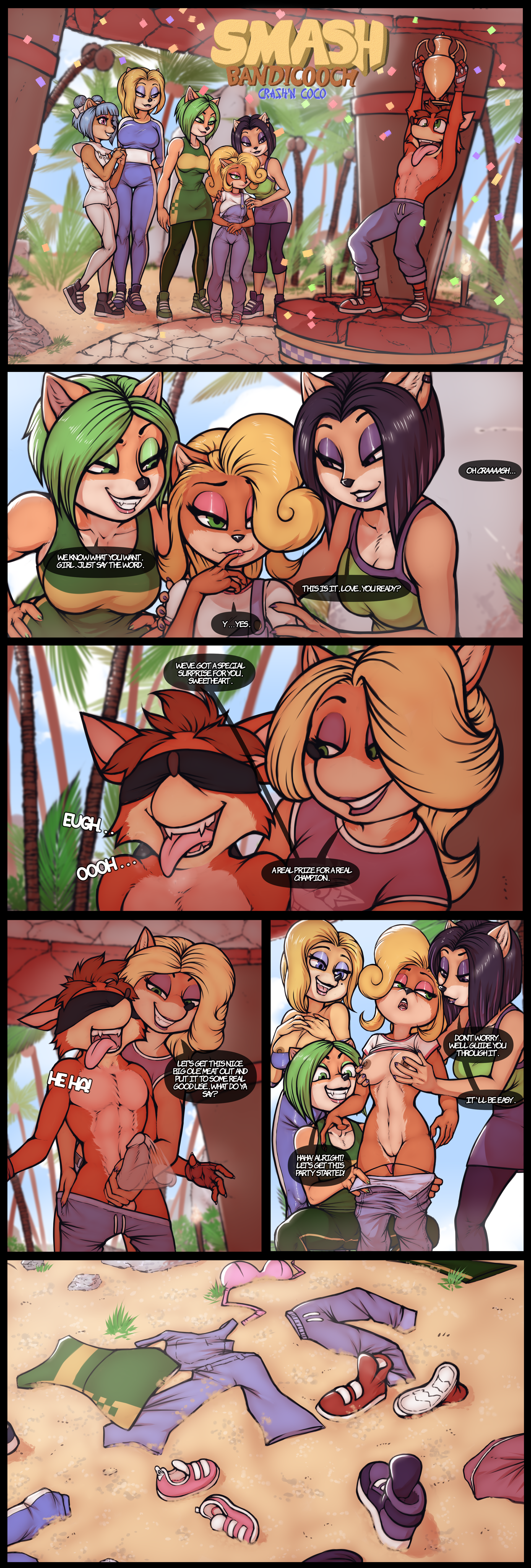 Smash Bandicoot - adult comic cover