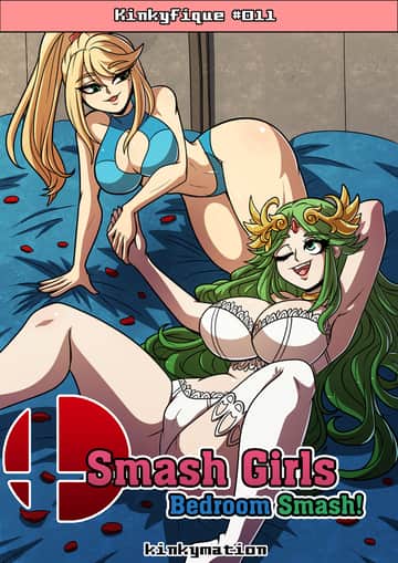 Smash Girls: Samus and Palutena's Bedroom Smash! - Read free adult comic online