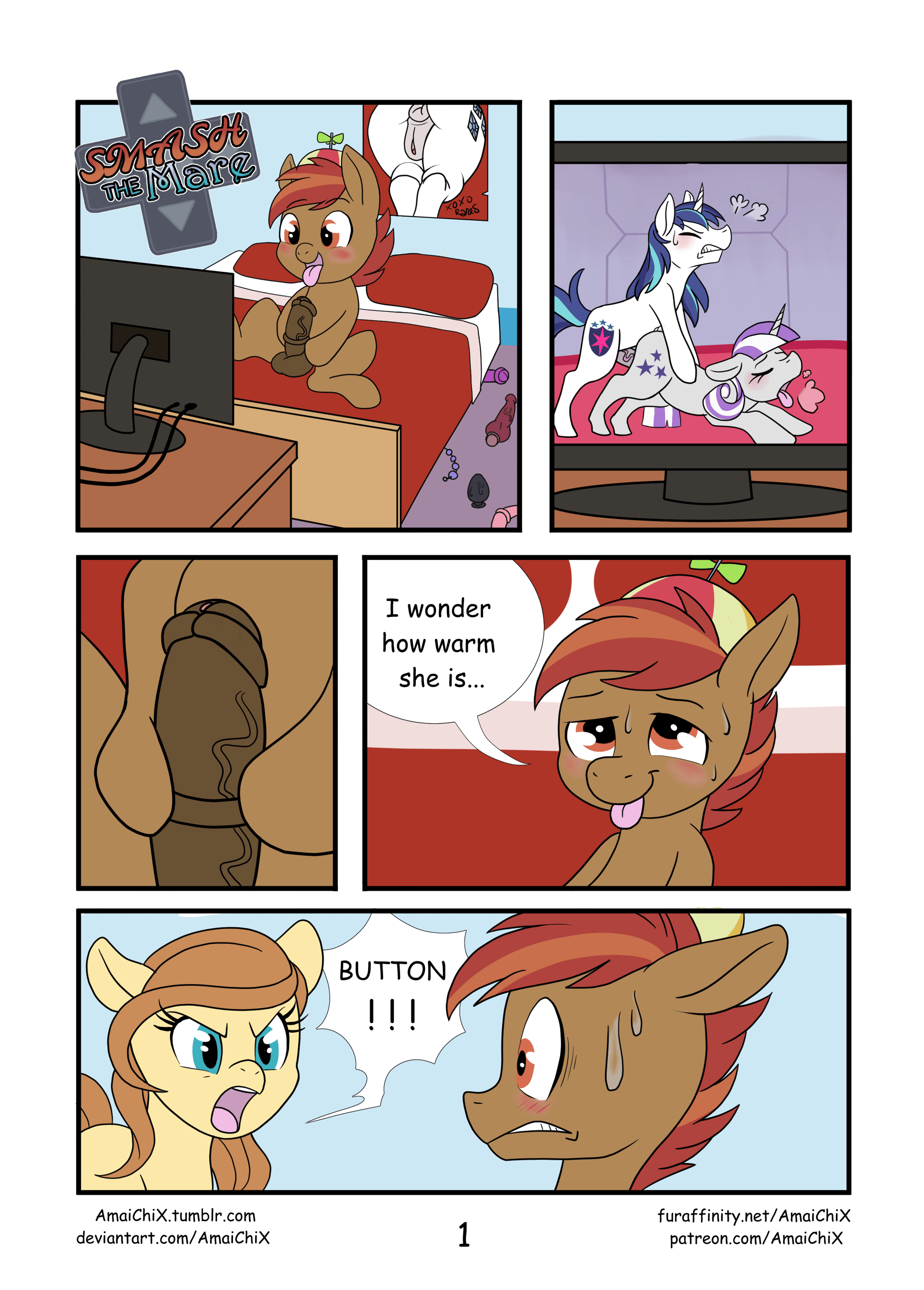 Smash the Mare - adult comic cover