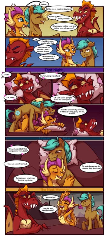 Smolder x OC Comic 3 - Read free adult comic online