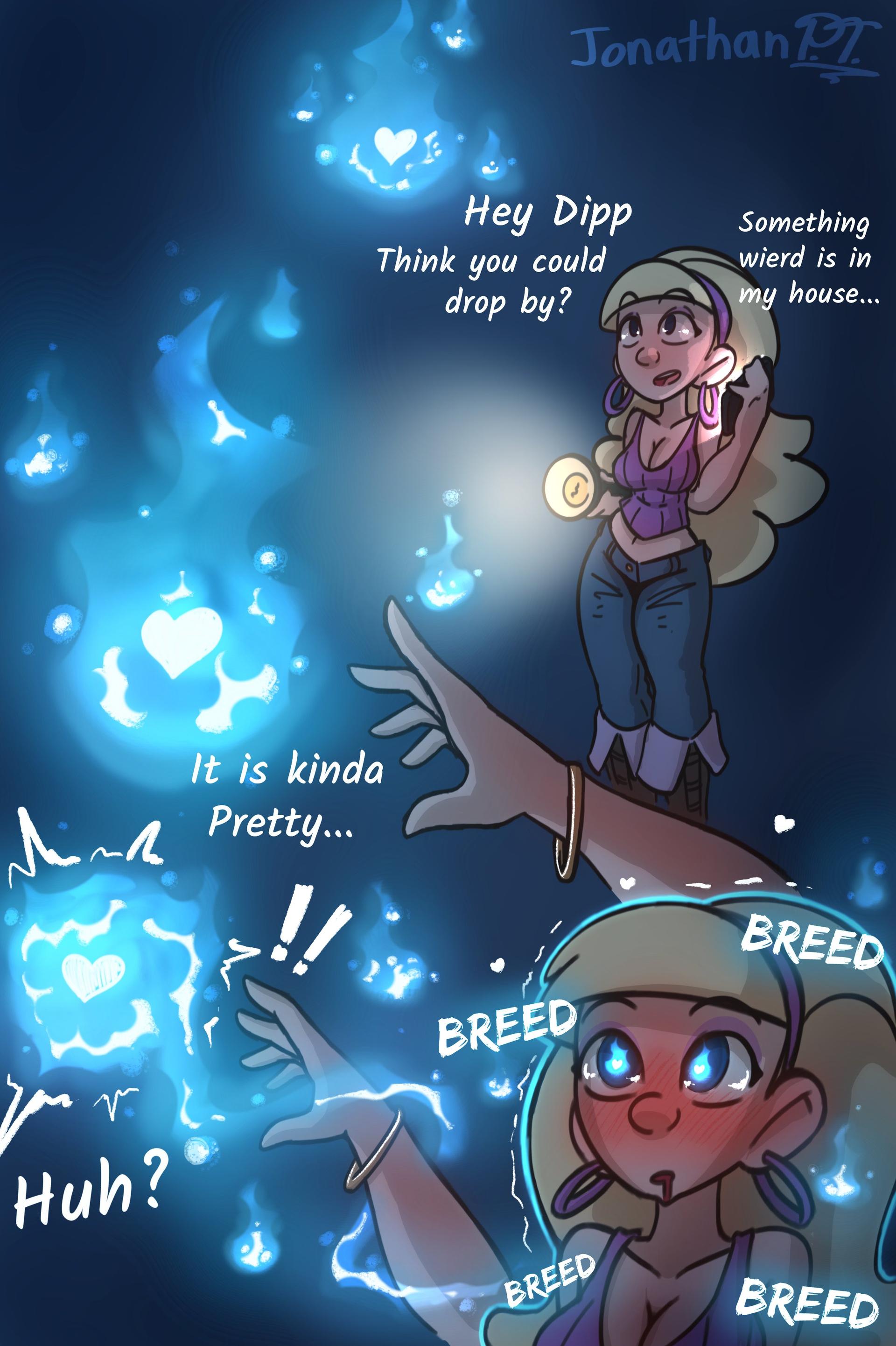 Something Weird - adult comic cover
