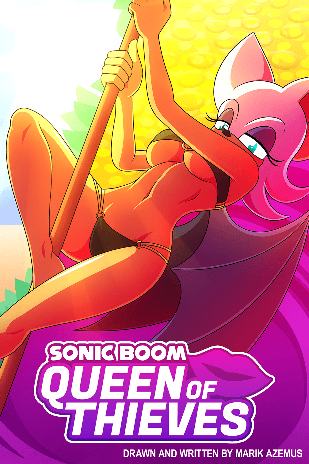 Sonic Boom - Queen of Thieves - adult comic cover