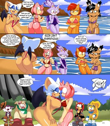 Sonic Girls Breast Expansion - Read free adult comic online