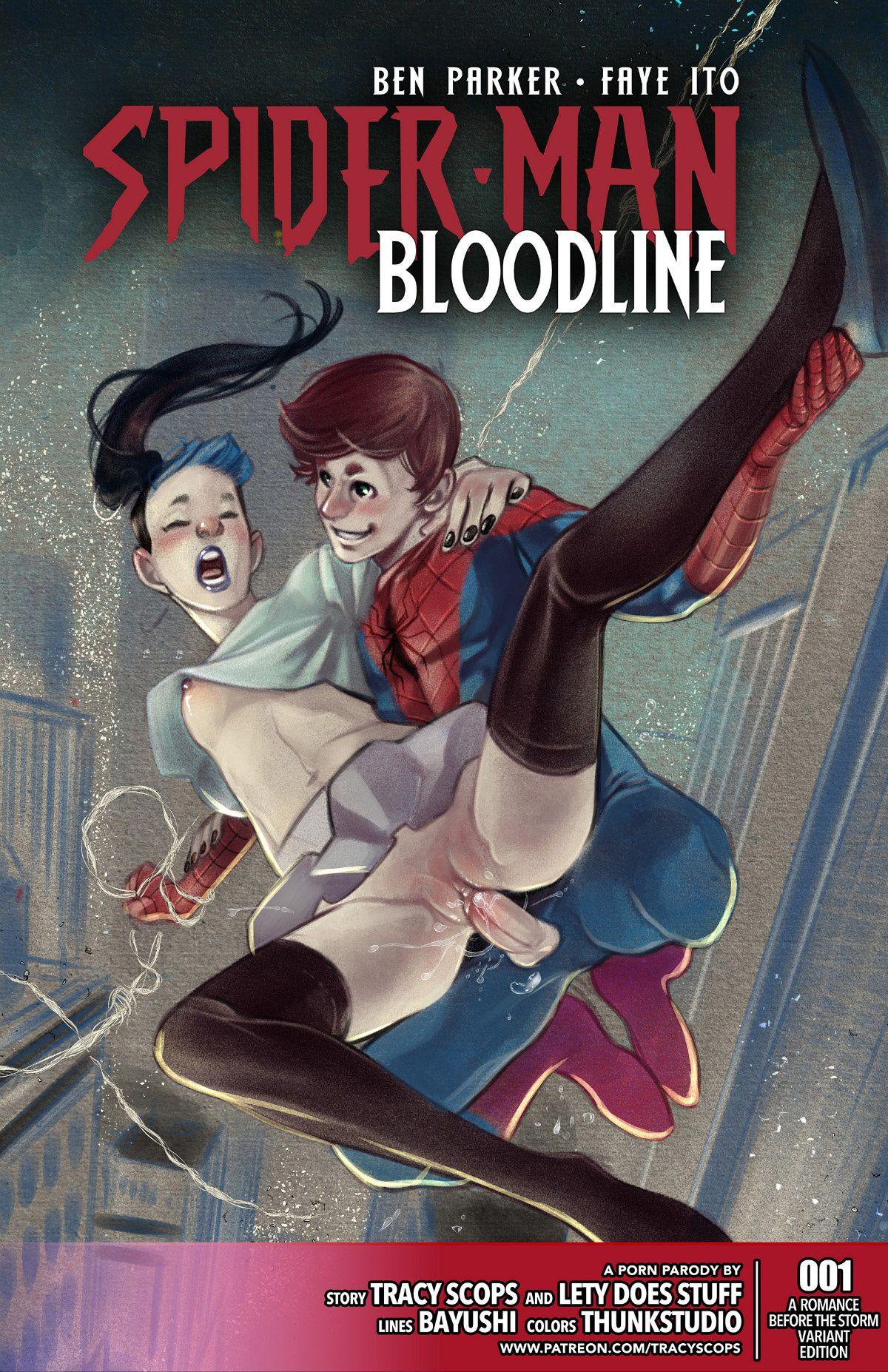 Spider-man - Bloodline - adult comic cover