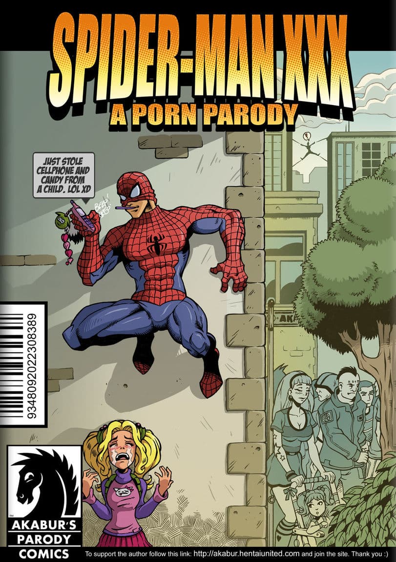 Spider-Man XXX A porn parody - adult comic cover