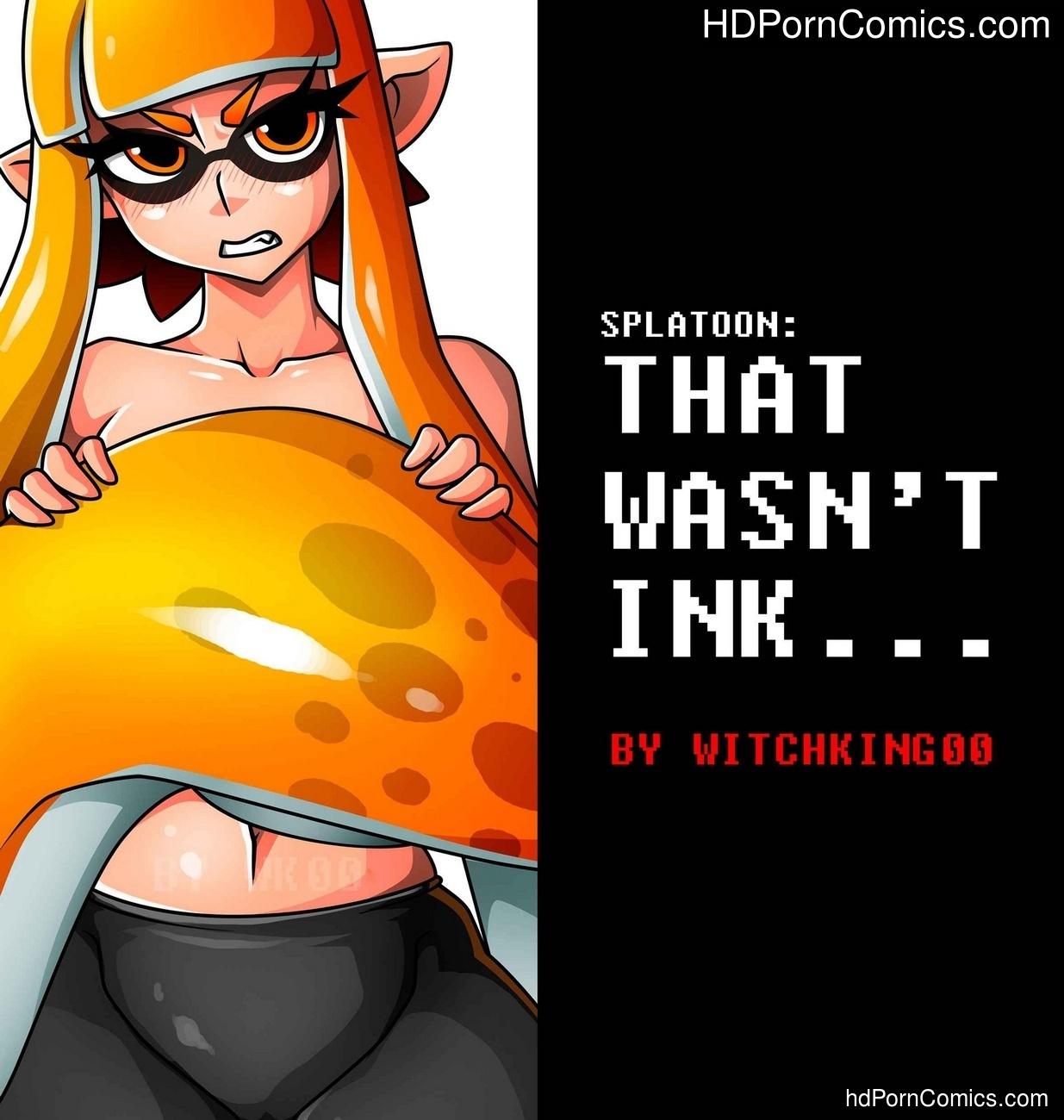 Splatoon - That Wasn't Ink - adult comic cover