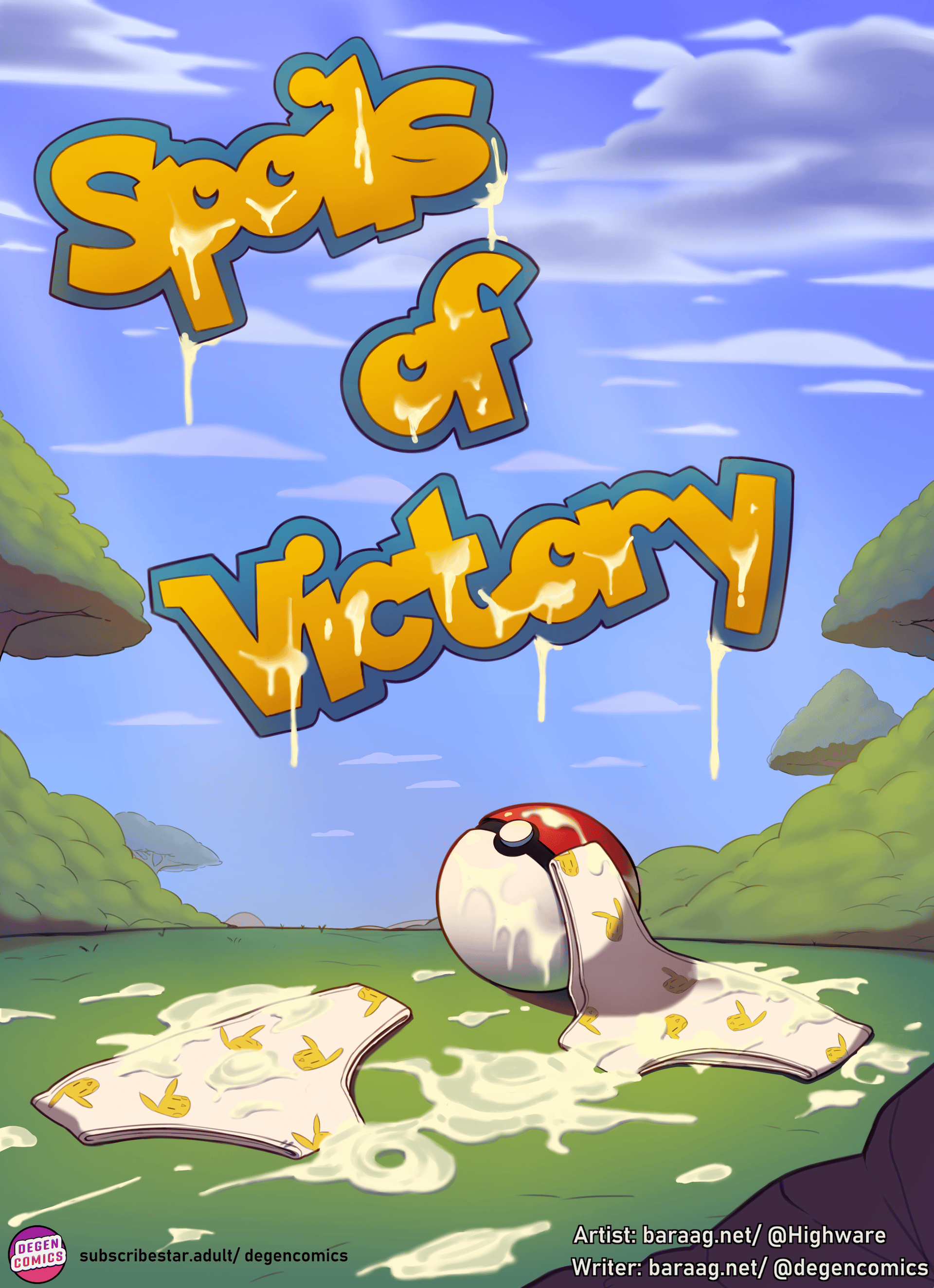 Spoils of Victory - adult comic cover