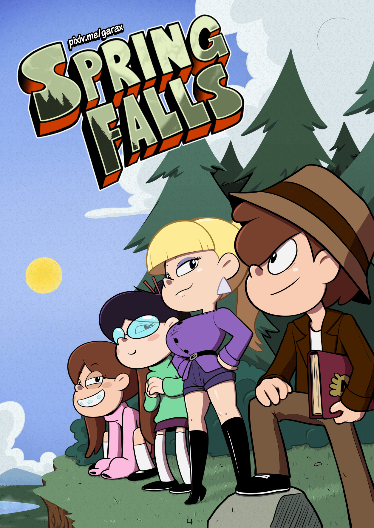 Spring Falls - adult comic cover