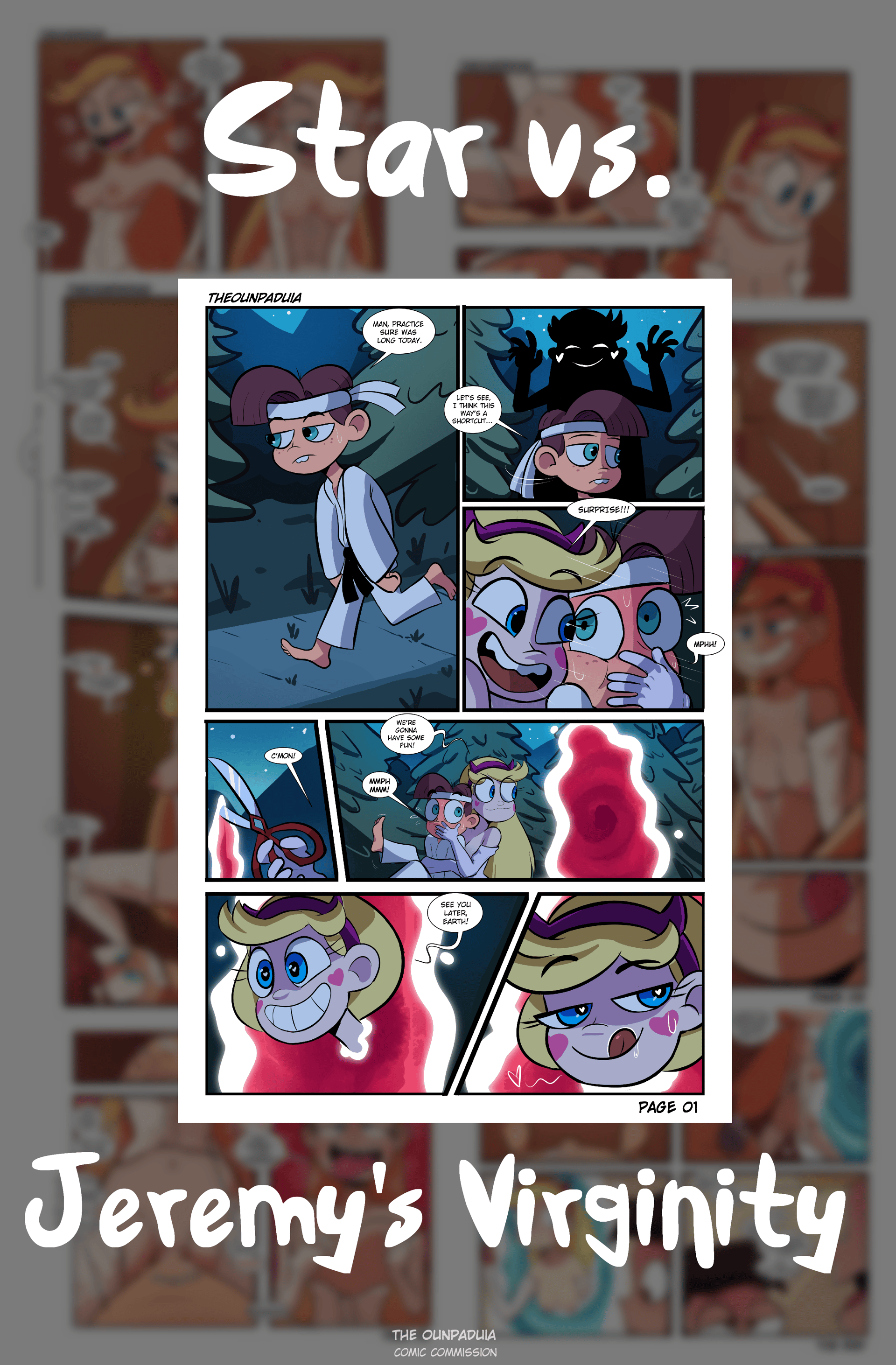 Star vs. Jeremy's Virginity - adult comic cover