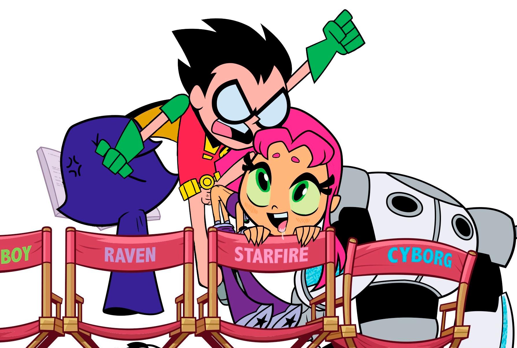 Starfire Go to Hollywood - adult comic cover