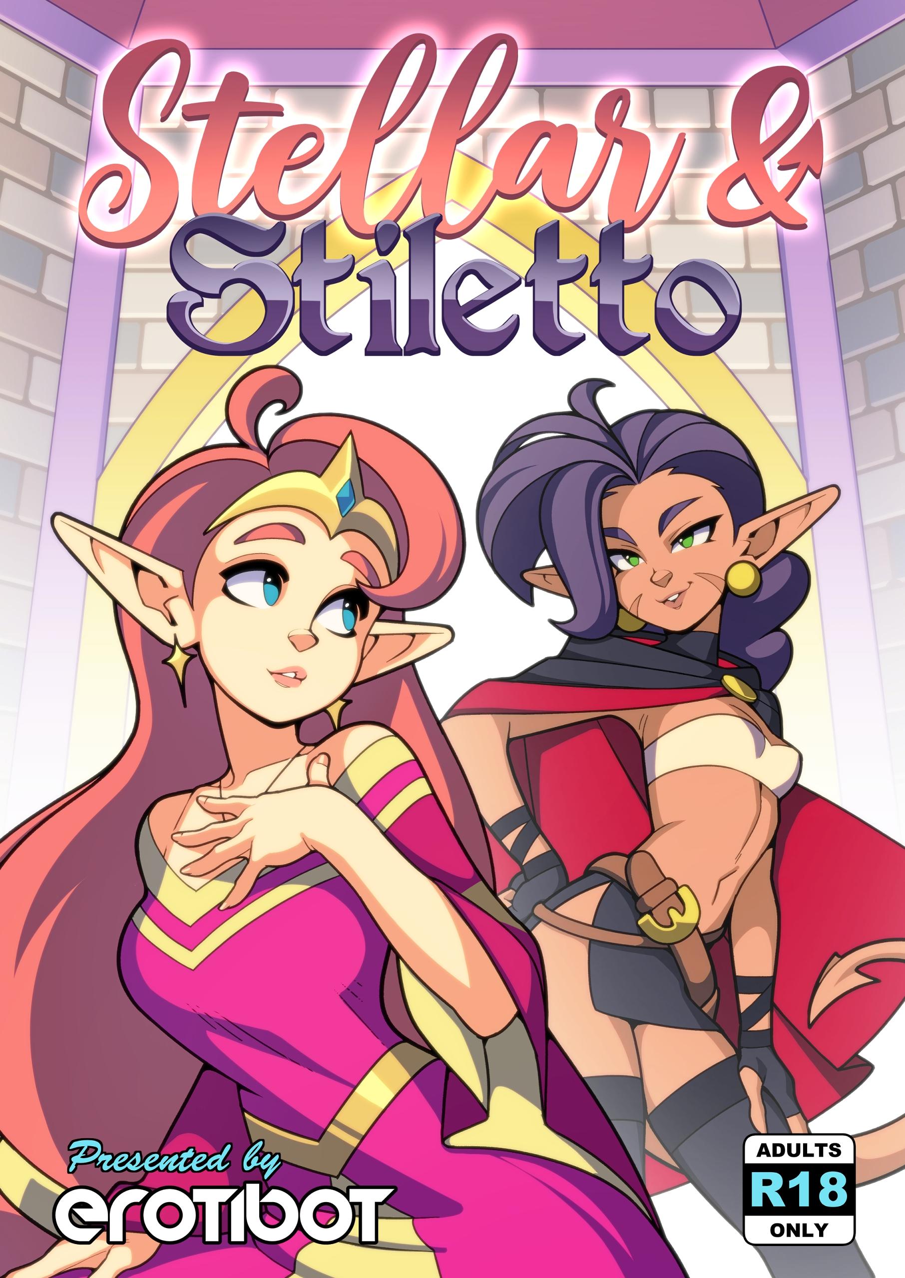 Stellar and Stiletto - adult comic cover