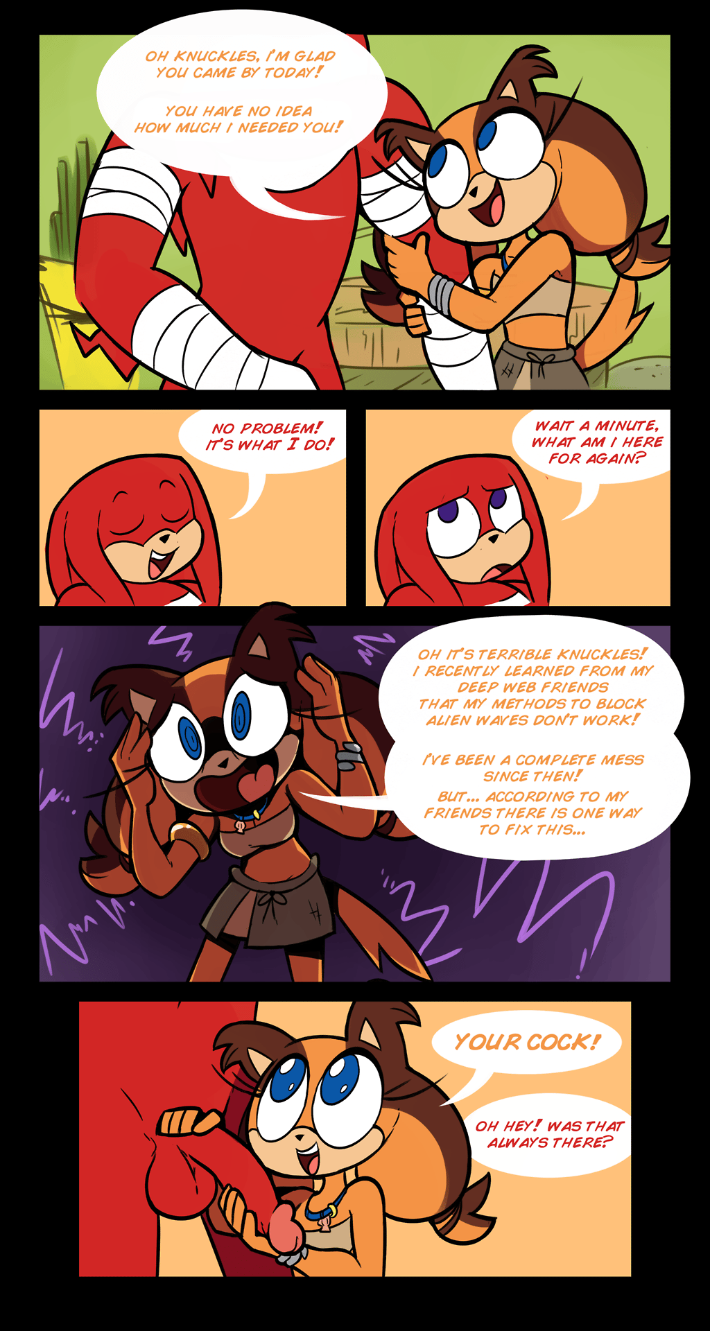 Sticks & Knuckles - adult comic cover