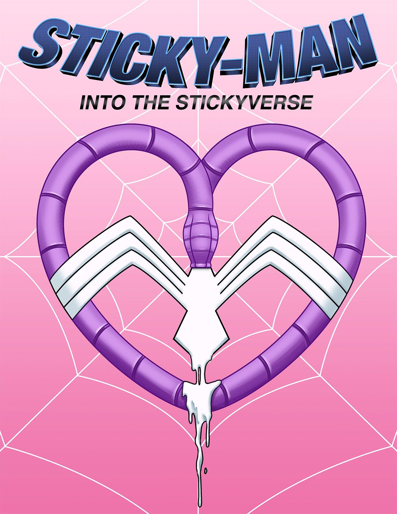 Sticky-man Into the Stickyverse - adult comic cover