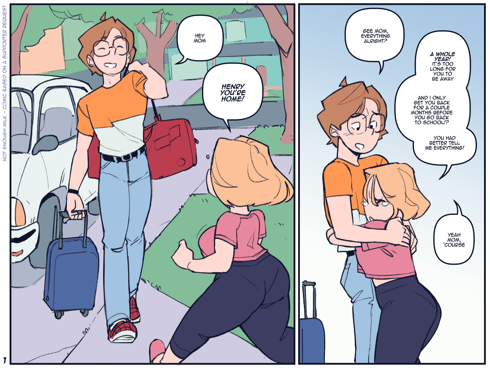 Summer Ache - adult comic cover