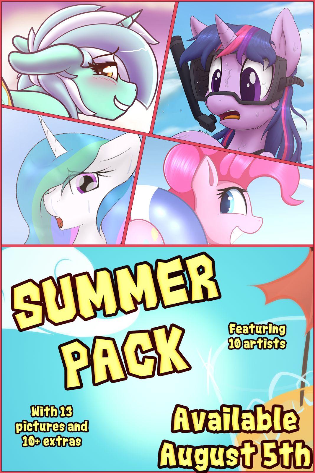 Summer Pack - adult comic cover