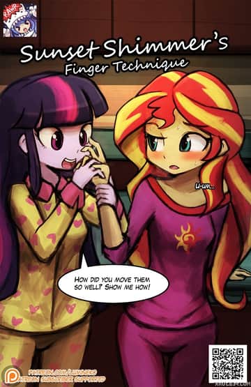 Sunset Shimmer's Finger Technique - Read free adult comic online