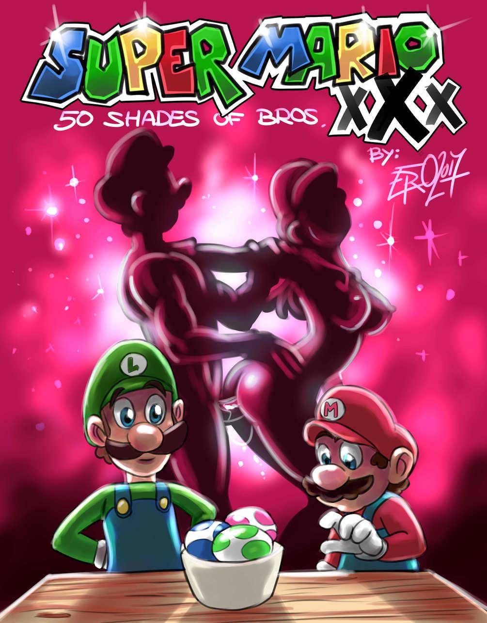 Super Mario - 50 Shades of Bros - adult comic cover