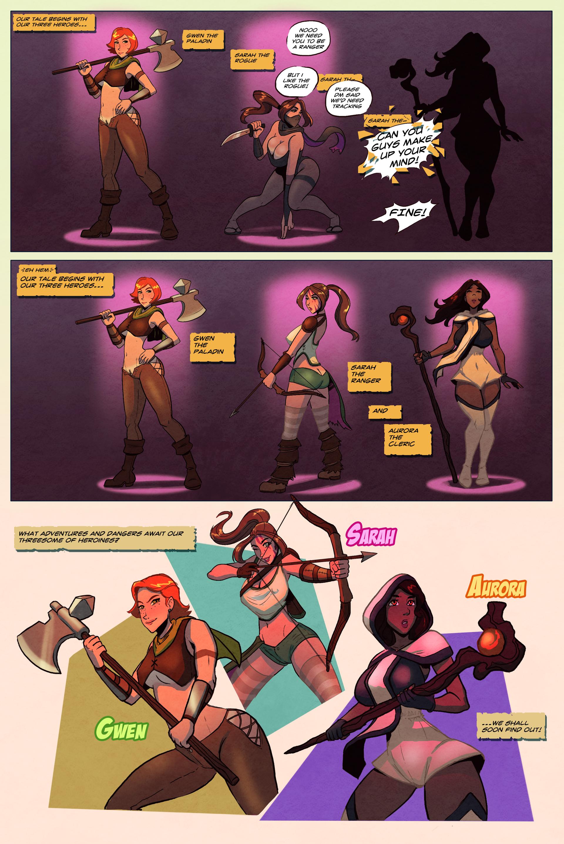 Sweet Life: Dungeons and Dragons - adult comic cover