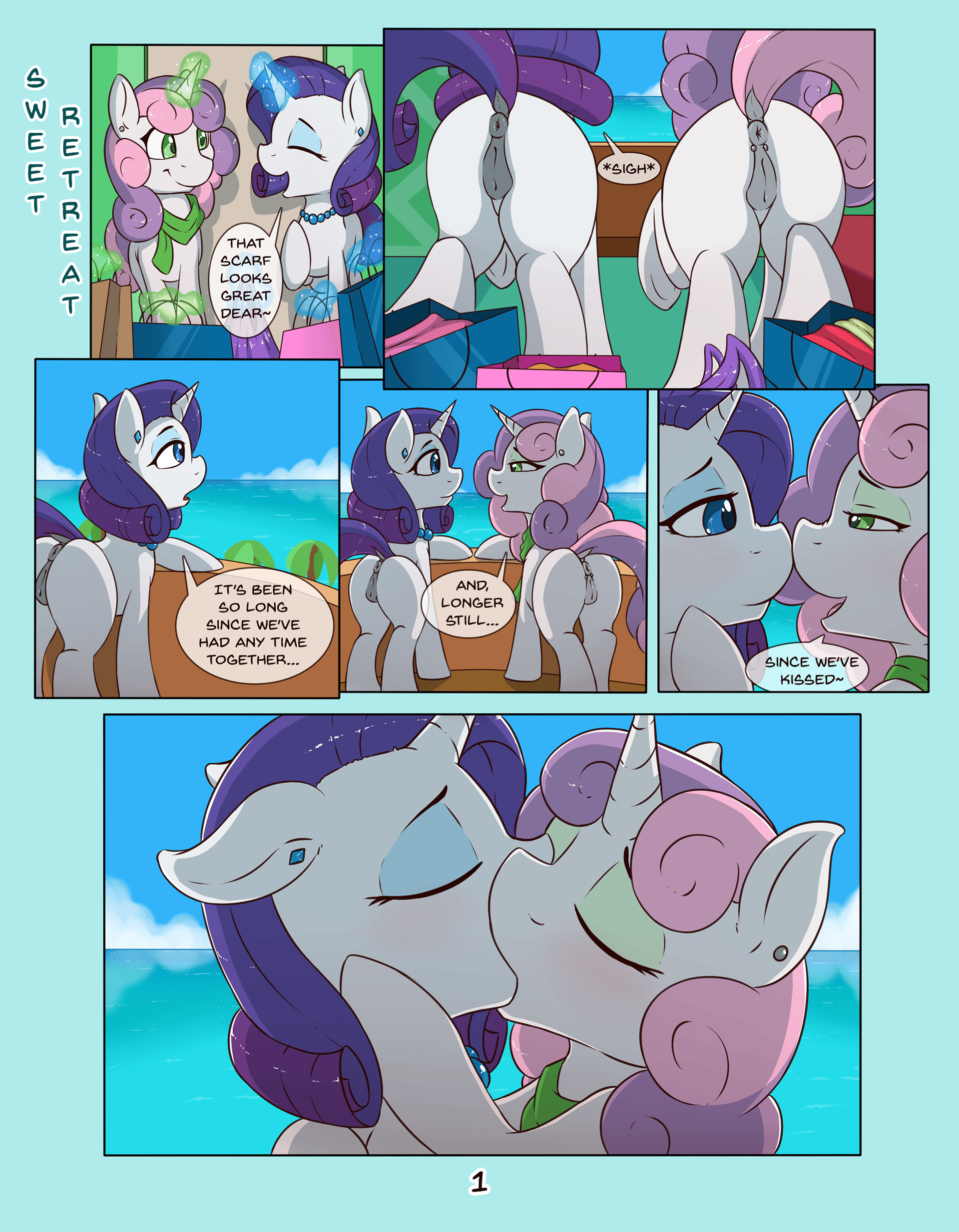 Sweet Retreat - adult comic cover