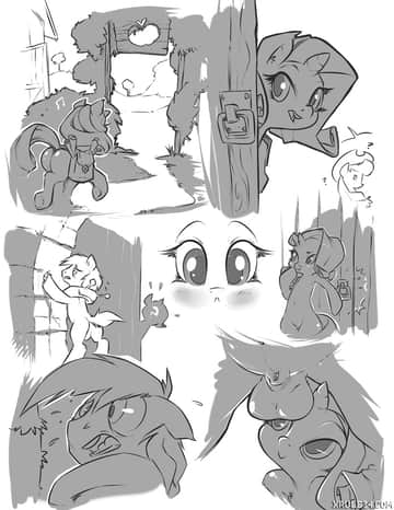 Sweetie belle and Big mac - Read free adult comic online