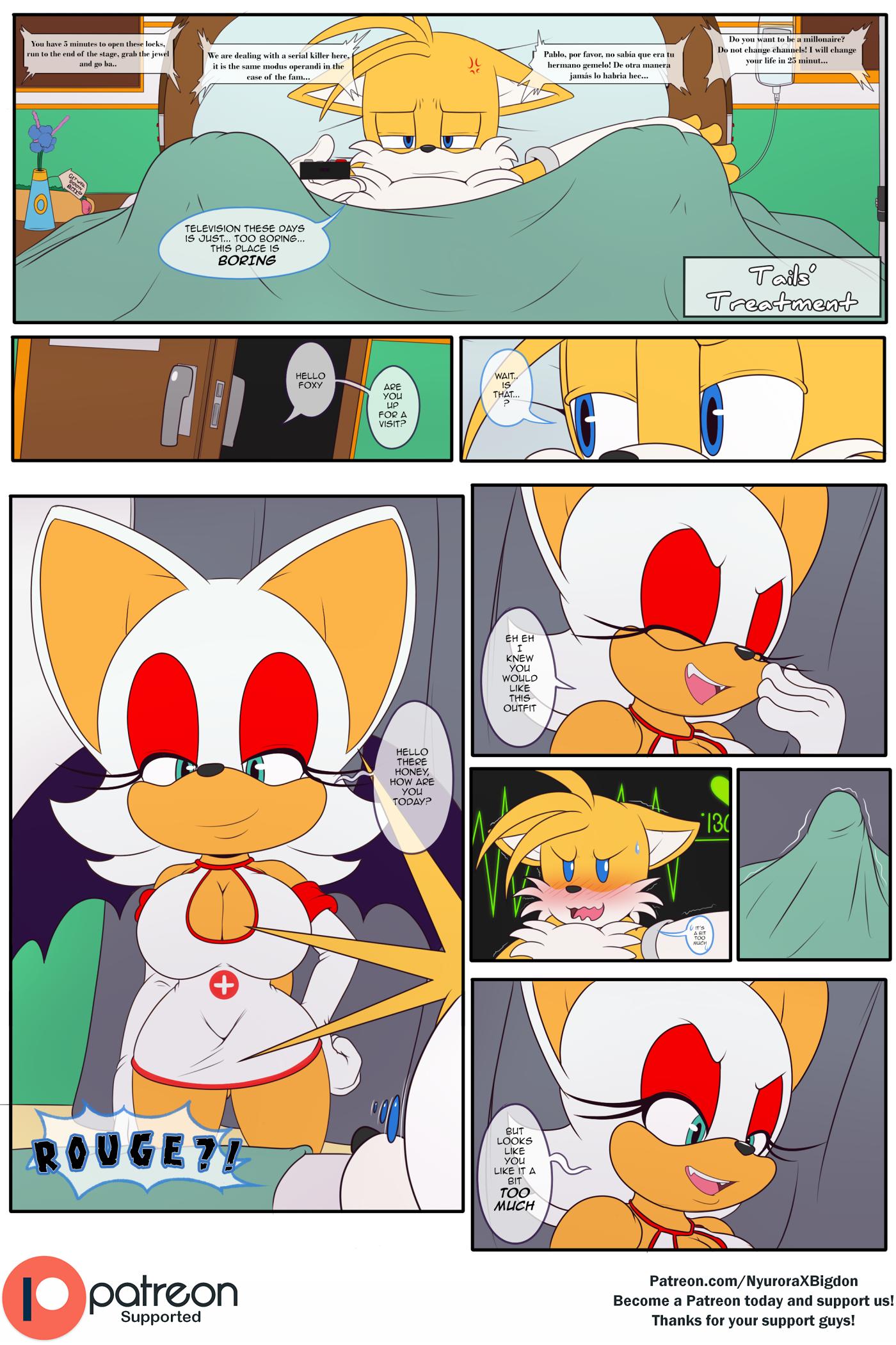 Tail's Treatment - adult comic cover