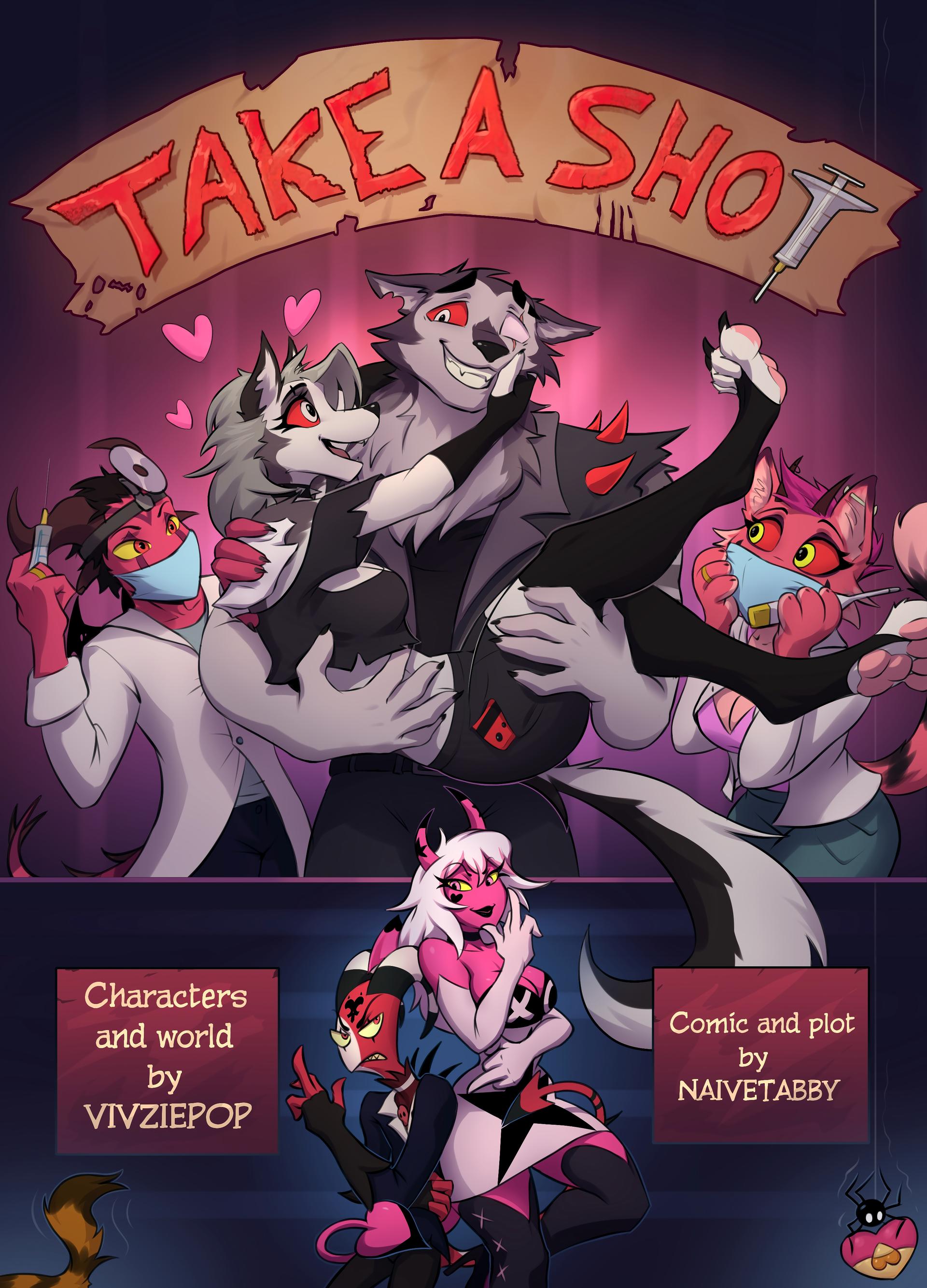 Take a Shot - adult comic cover