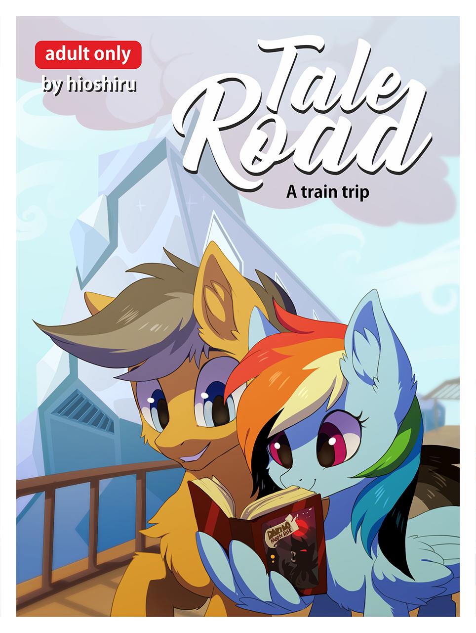 Tale Road: A Train Trip - adult comic cover