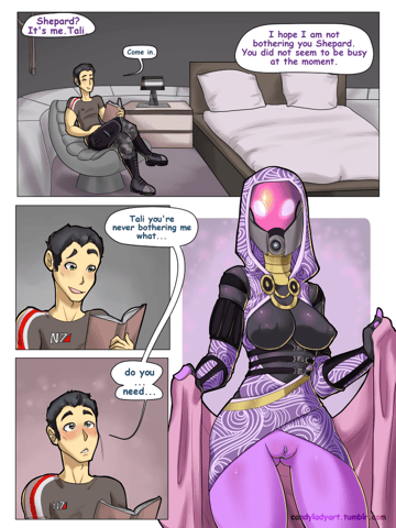 Tali x Shepard - Read free adult comic online