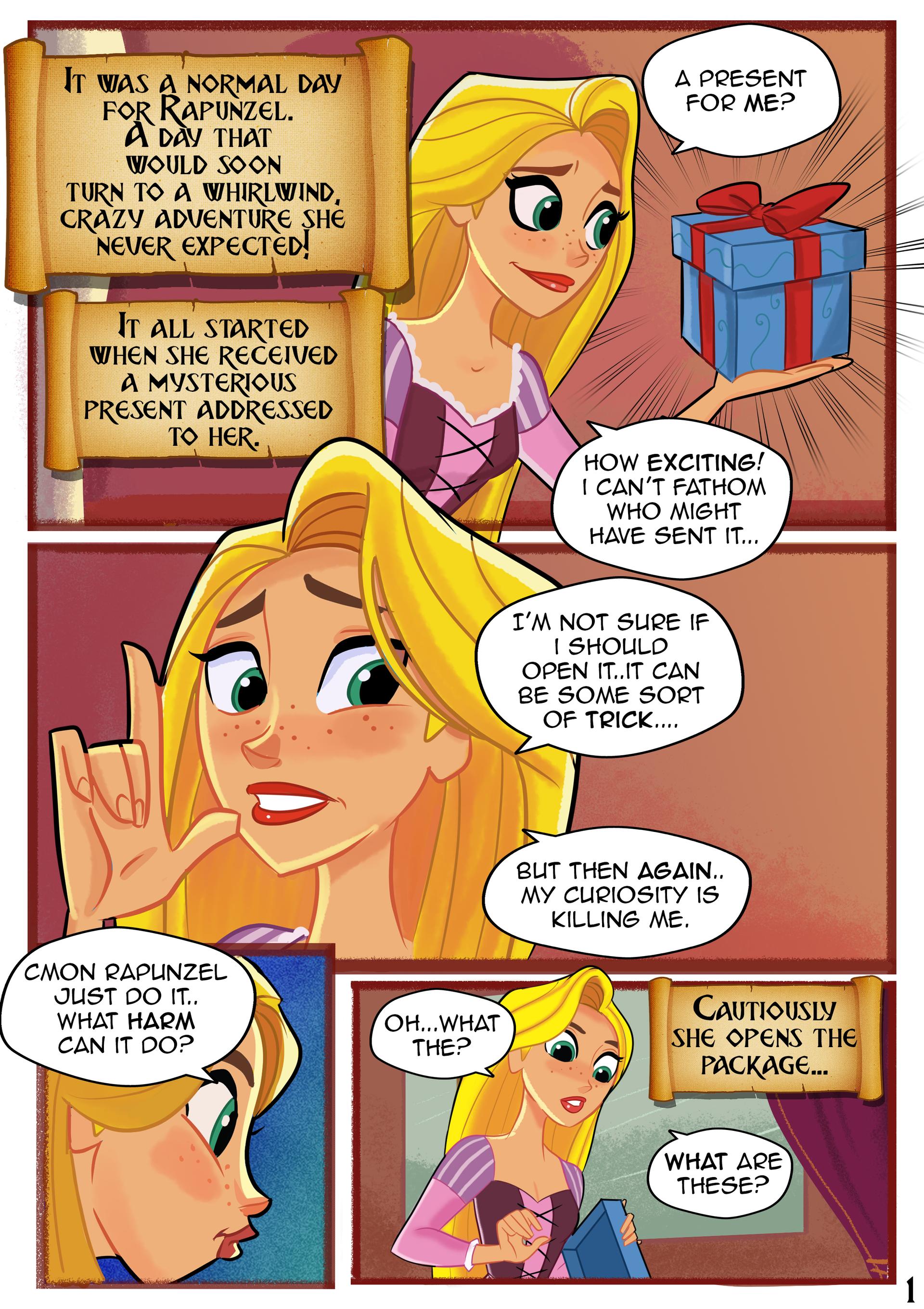 Tangled Comic - adult comic cover