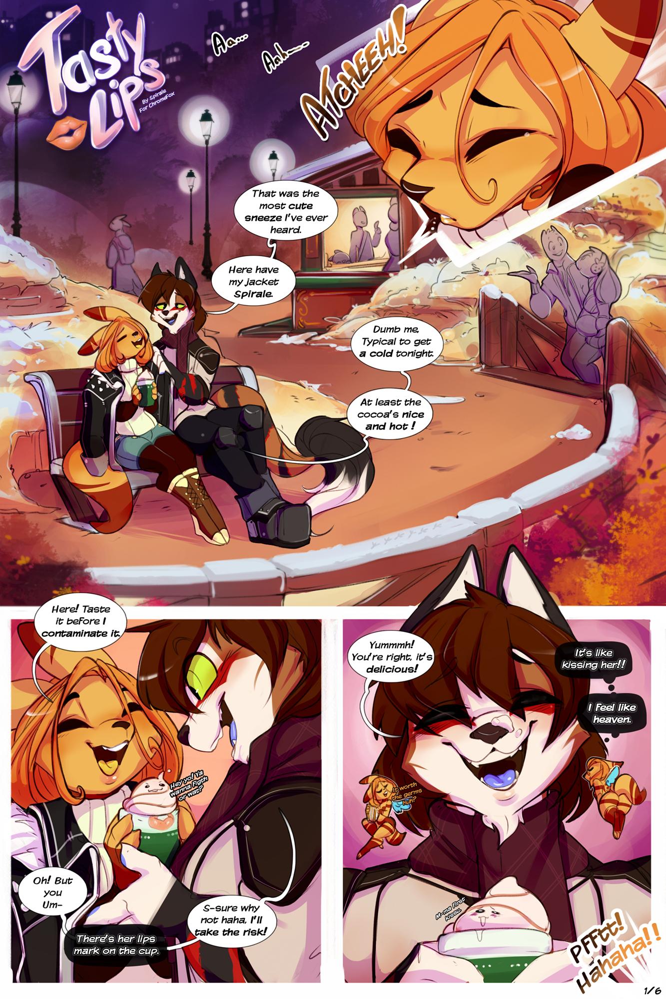 Tasty Lips - adult comic cover