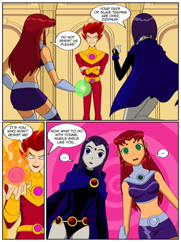 Teen Titans vs Ziziphus - Read free adult comic online
