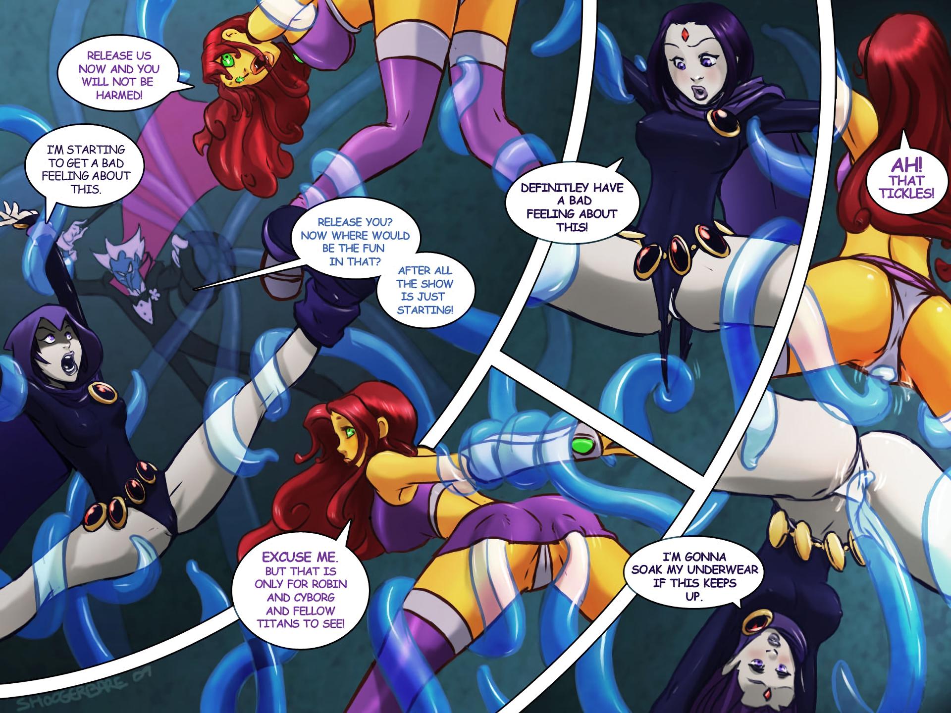 Tentacled Titans - adult comic cover