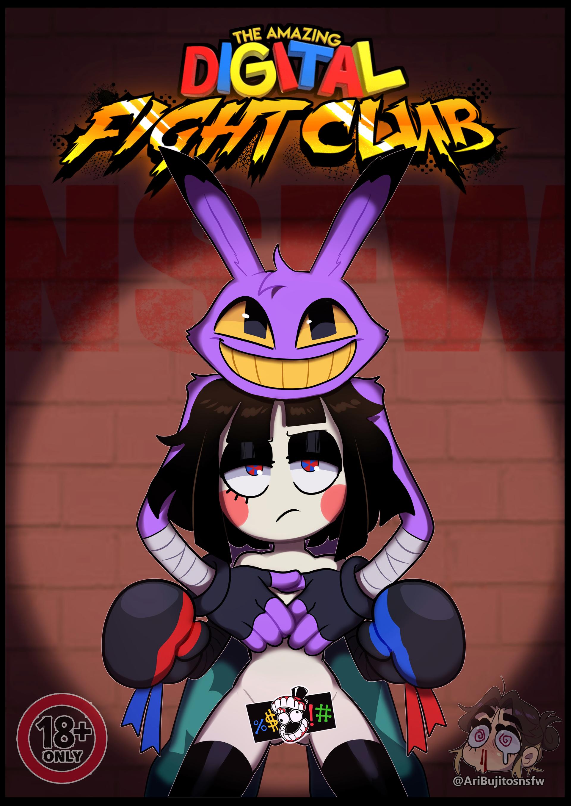 The Amazing Digital Fight Club - adult comic cover