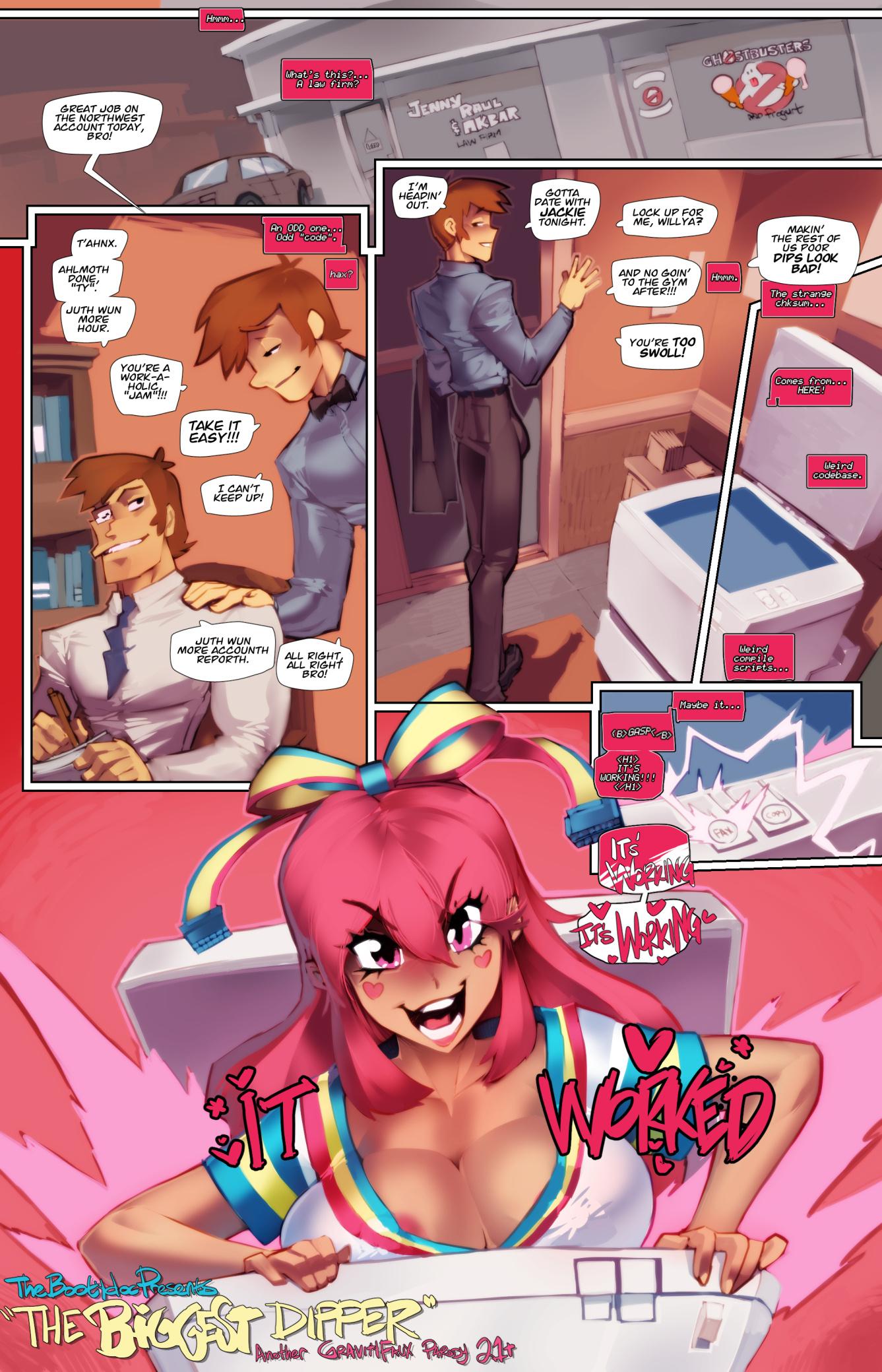 The Biggest Dipper - adult comic cover