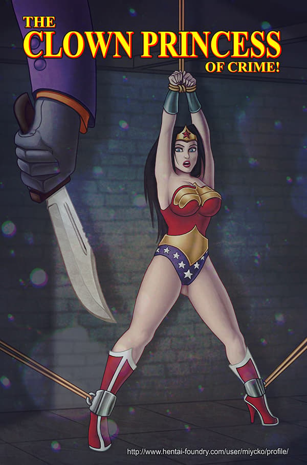 The Clown Princess of Crime - adult comic cover