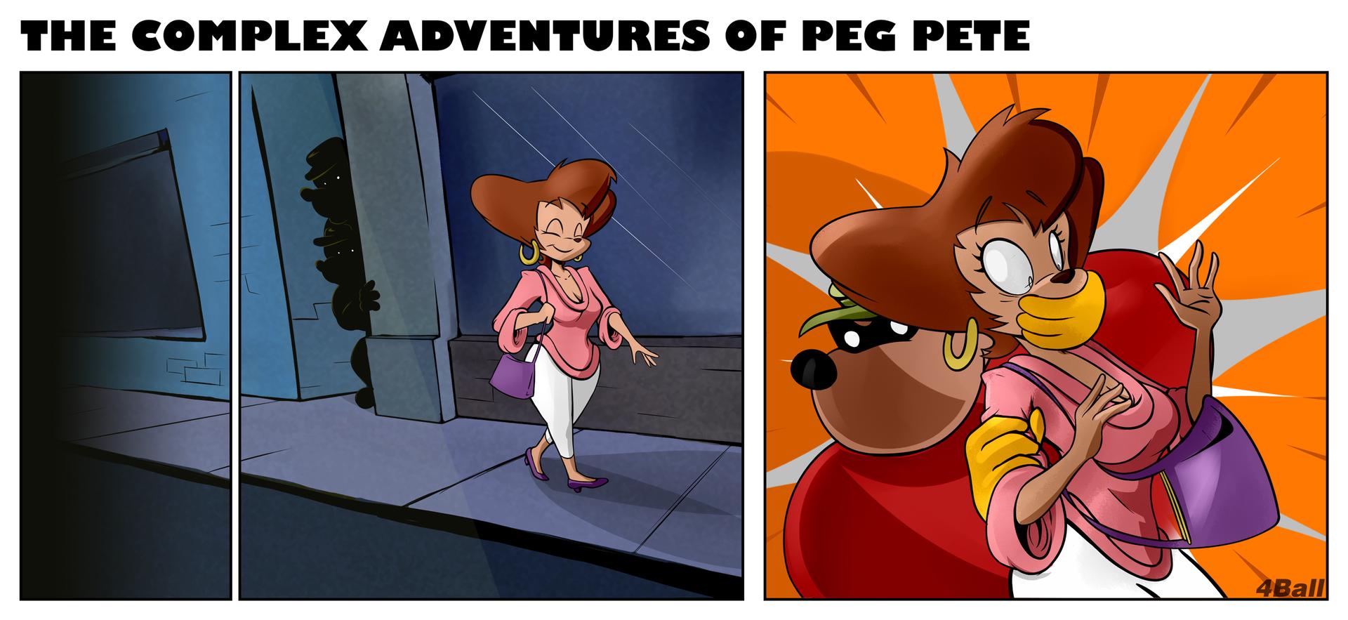 The Complex Adventures of Peg Pete - adult comic cover