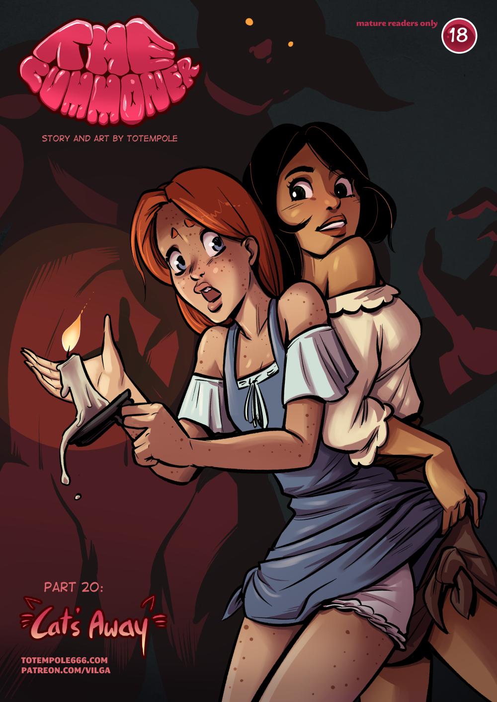 The Cummoner 20: Cat’s Away - adult comic cover