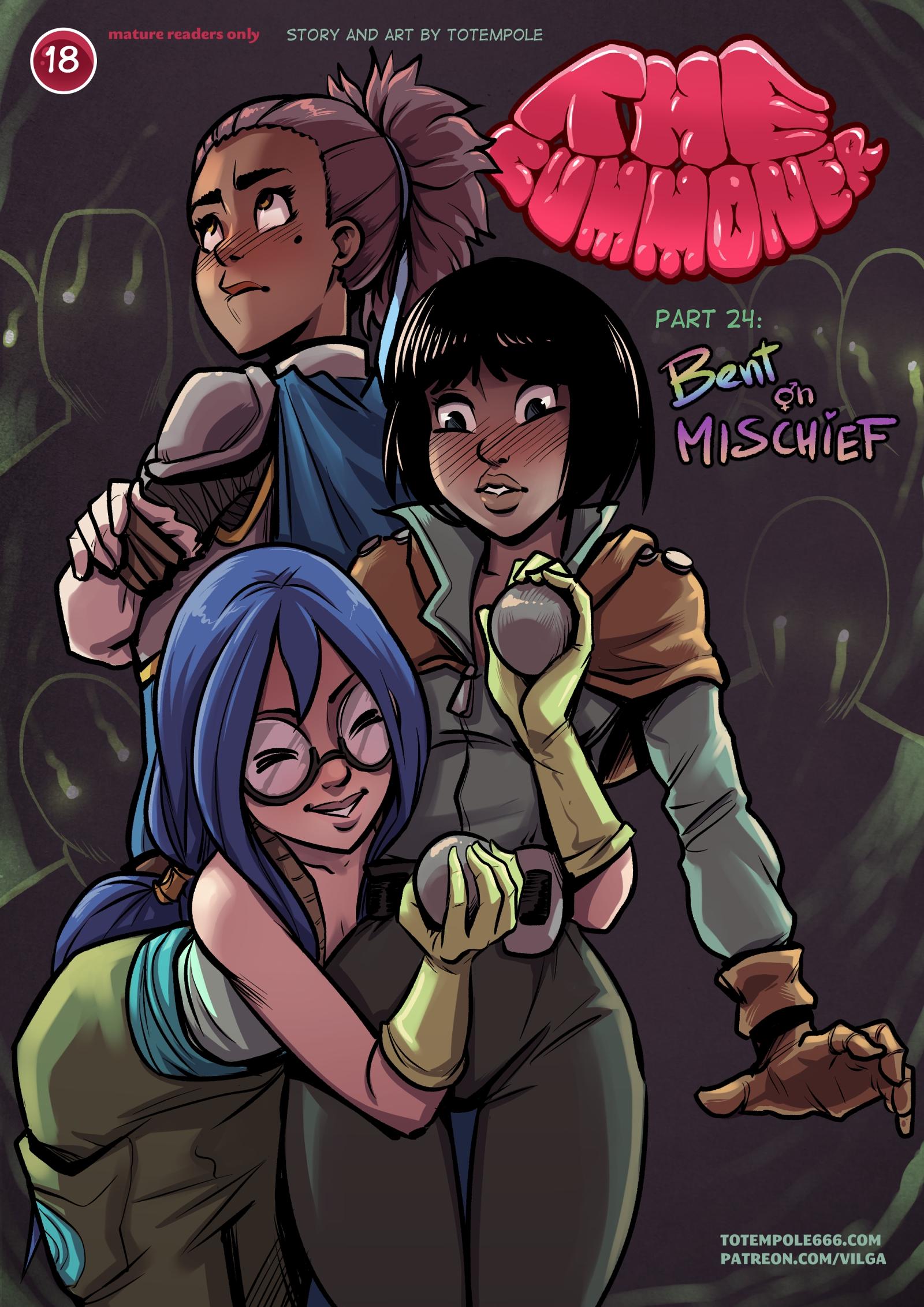 The Cummoner 24: Bent on Mischief - adult comic cover