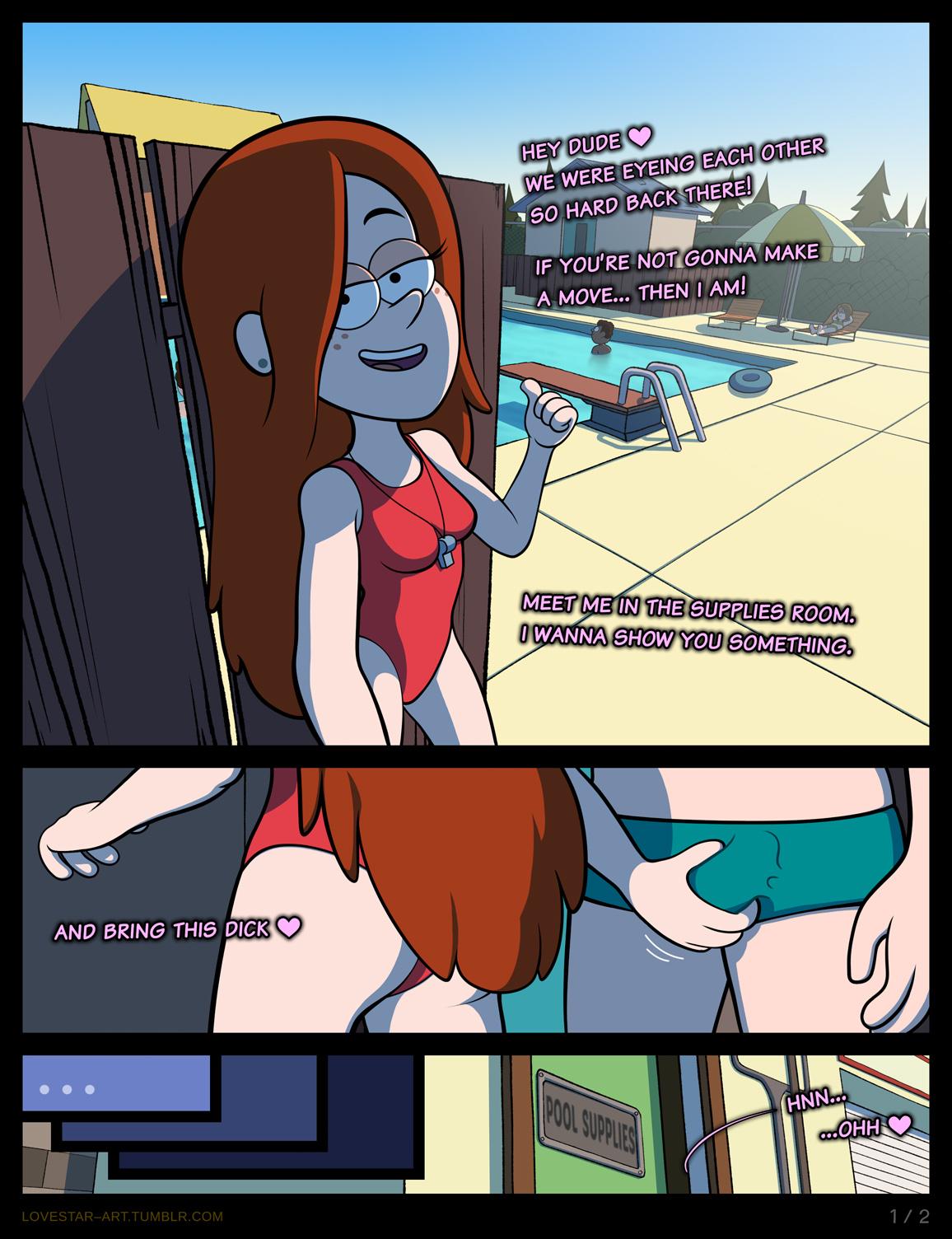 The Deep End - adult comic cover