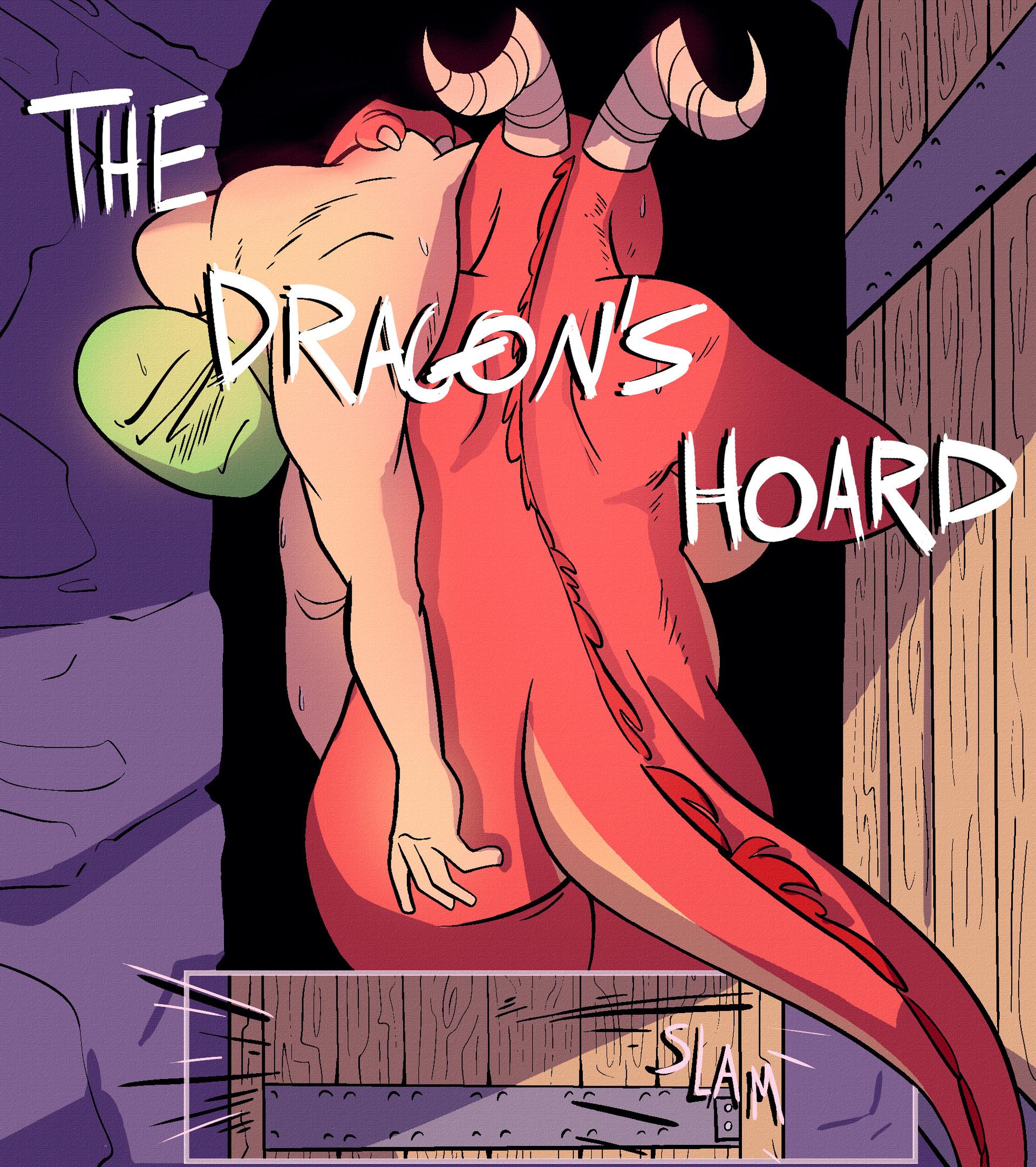 The Dragon's Hoard - adult comic cover