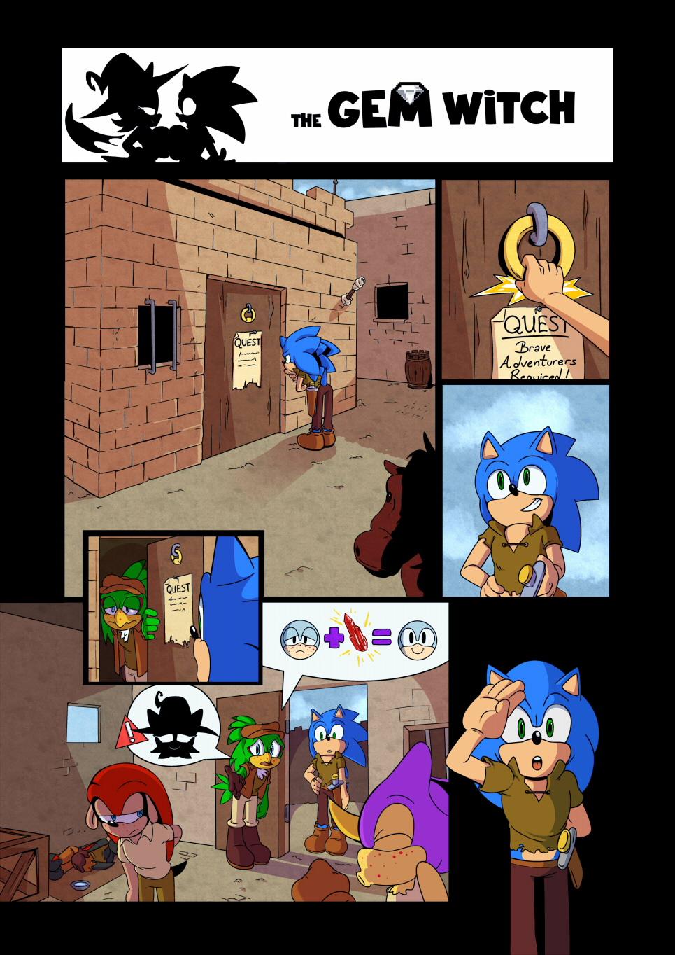 The Gem Witch - adult comic cover