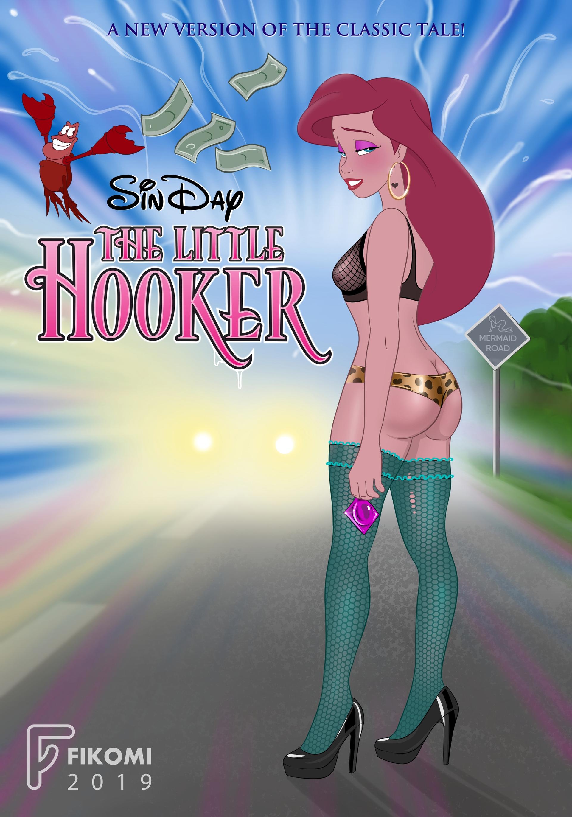 The Little Hooker - adult comic cover