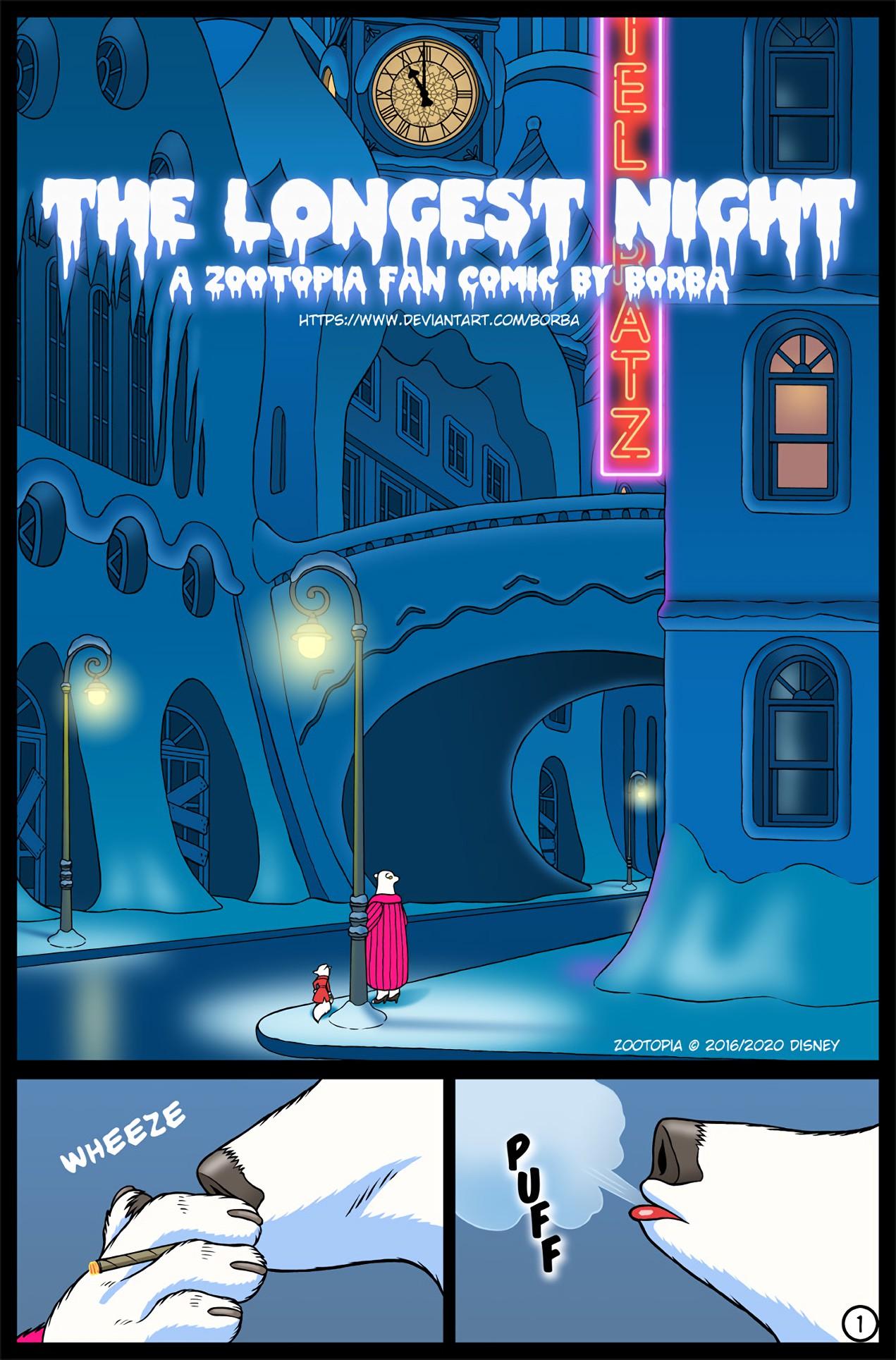 The Longest Night - adult comic cover